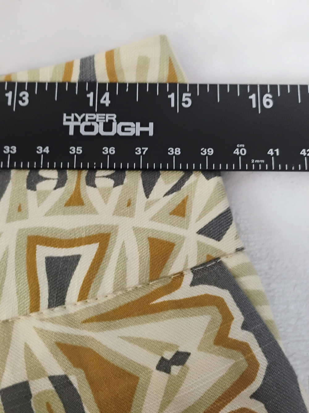Banana Republic Sz 2‎ Tribal Abstract Short Skirt Lined Rayon Cotton Linen S - Picture 2 of 5